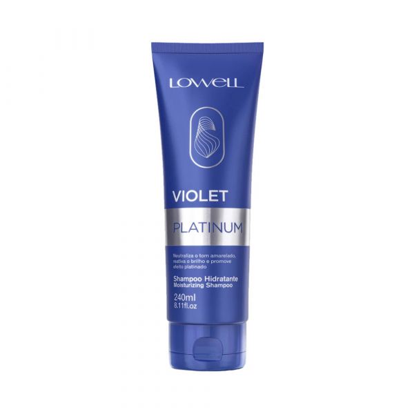 Lowell Shampoo Hidratante Violet Platinum 240ml