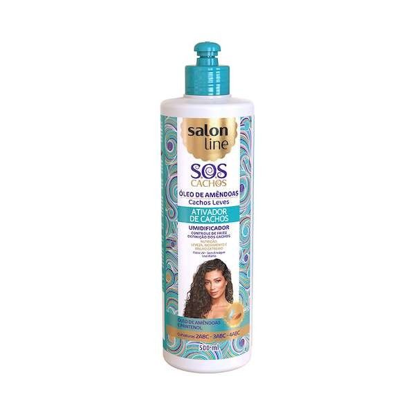 Salon Line SOS Ativador Óleos Amendoas Cachos Leves 500ml