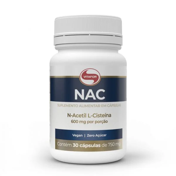Vitafor NAC 600mg 30 Cápsulas