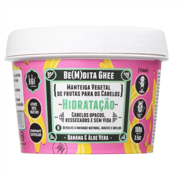 Lola Cosmetics Máscara Hidratante Be(M)dita Ghee 100g