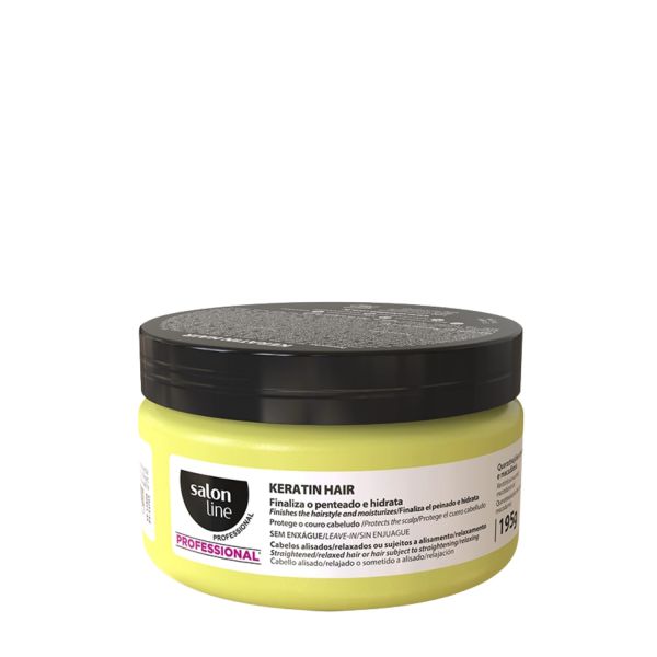 Salon Line Professional Cera Keratin Haior Food para Cabelos com Alisamento 195g