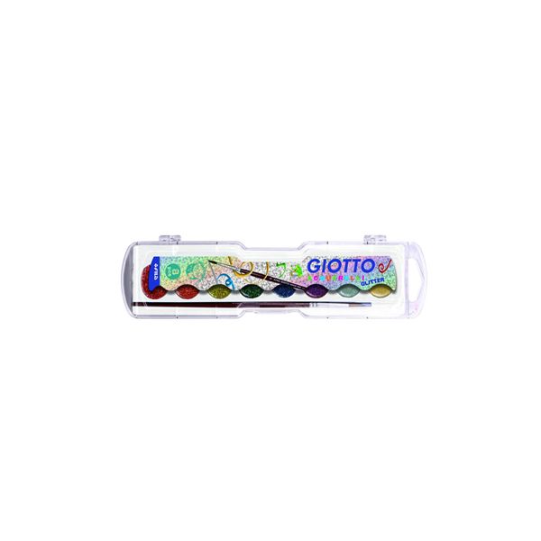 Giotto Aguarelas Glitter 8 Sortido