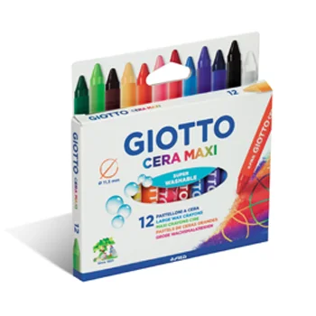 Lapis de Cera Giotto Maxi 12 Cores