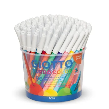 Marcador Feltro Giotto Turbo Color Copo 8×12 Cores 96un