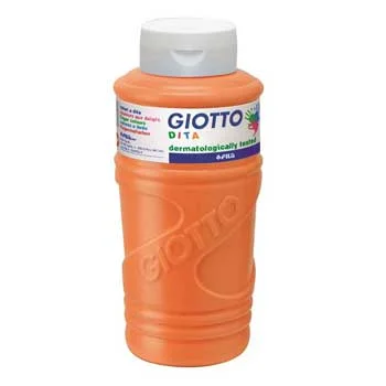 Guache Pintura Dedos Laranja Giotto Dita 750ml