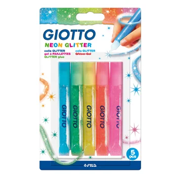 Cola Glitter Glue Neon 5×10,5ml