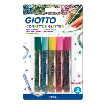 Cola Glitter Glue Confettis 5×10,5ml