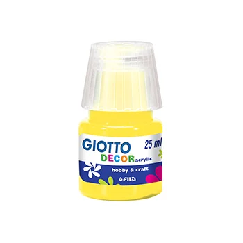 Guache Decor Acrílico Amarelo Giotto 25ml