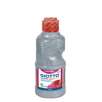 Guache Líquido Prata Giotto Glitter 250ml