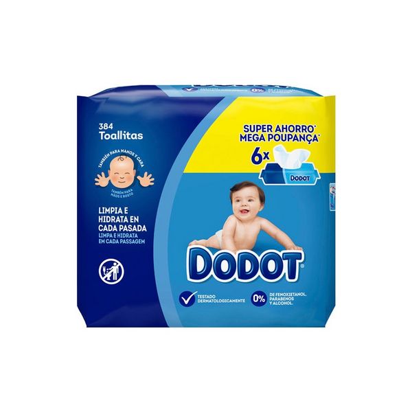 Dodot Toalhitas Dermoactive x384