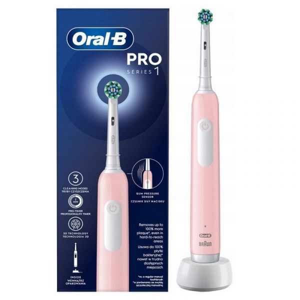 Oral-B Escova Dental Pro 1 Rosa