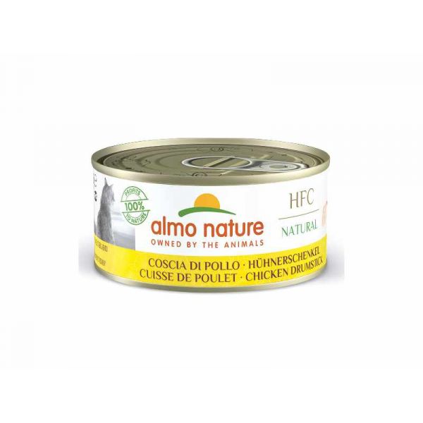Ração Húmida Almo Nature Hfc Natural Coxa de Frango 1x150g