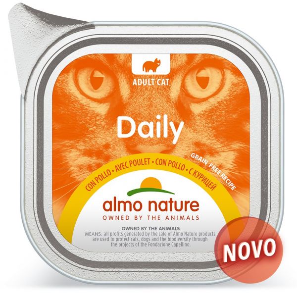 Ração Húmida Almo Nature Daily Frango Terrina 100 g