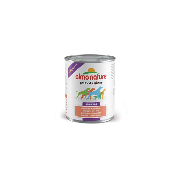 Ração Húmida Almo Nature Daily Menu Pork 6x 800g