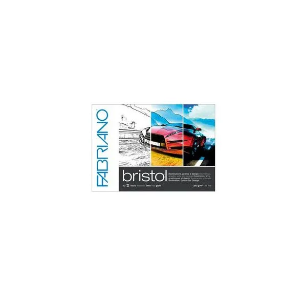 Fabriano Bloco Bristol Ilustrador 250Gr A4 20 Fls - F19002129