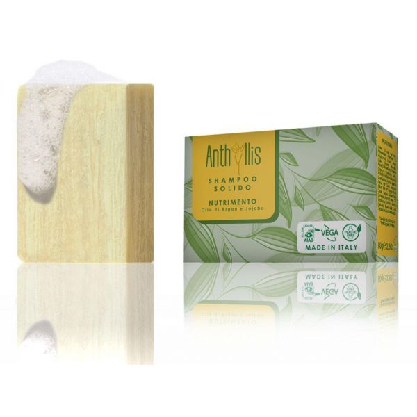 Anthyllis Shampoo Sólido Bio Argan & Jojoba Nutritivo 80g