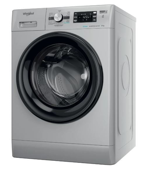 Máquina de Lavar Roupa Whirlpool FFB 8469 SBV SPT | 8 Kg | 1400 RPM | A | Prateado