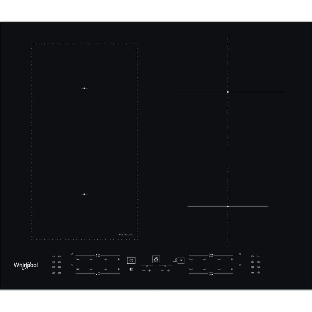 Placa de Indução Whirlpool WL B1160 BF | 4 Zonas, 7200 W, 59 cm