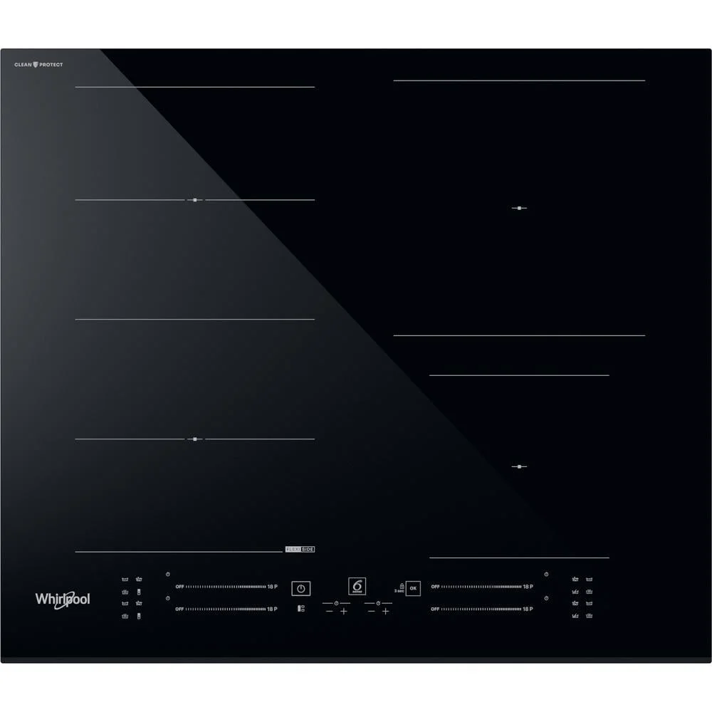 Placa de Indução Whirlpool WF S5060 CPBF | 4 Zonas, 59 cm, Controlo Touch