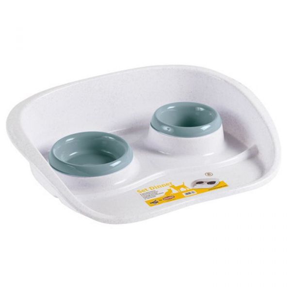 Kerbl Comedouro/bebedouro Duplo Azul Bébe
