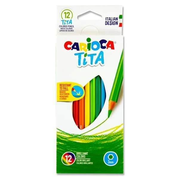 Carioca Lápis de Cor Tita 12 un.