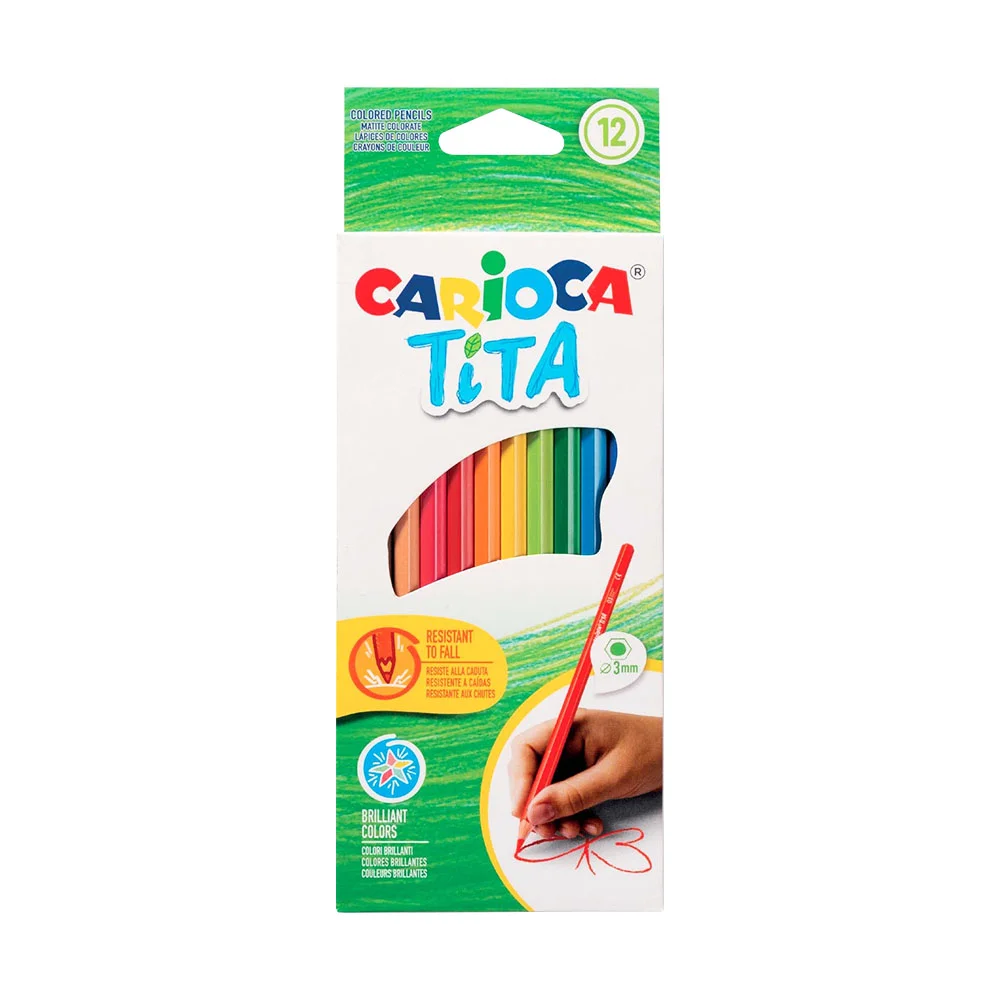 Carioca Lápis de Cor Tita 12 un.
