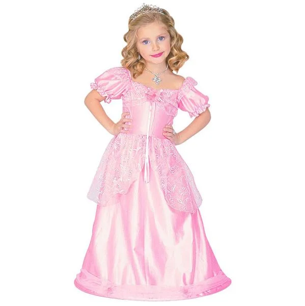 Widmann Fato Princesa Rosa com Aro 4-5 Anos