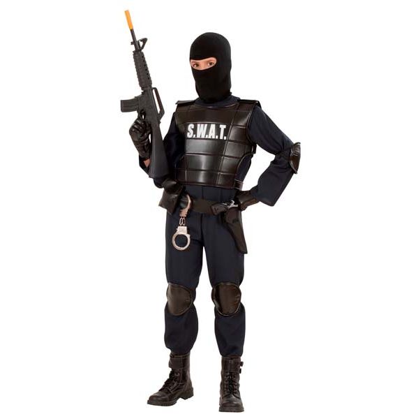 Widmann Fato Agente Swat Tamanho 8-10 Anos
