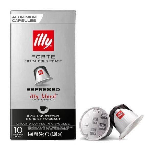 Illy Café Forte Compatível Nespresso - 10 Cápsulas