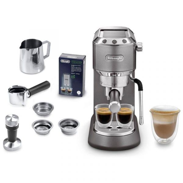 Máquina de Café Delonghi Manual Dedica Arte EC885 GY