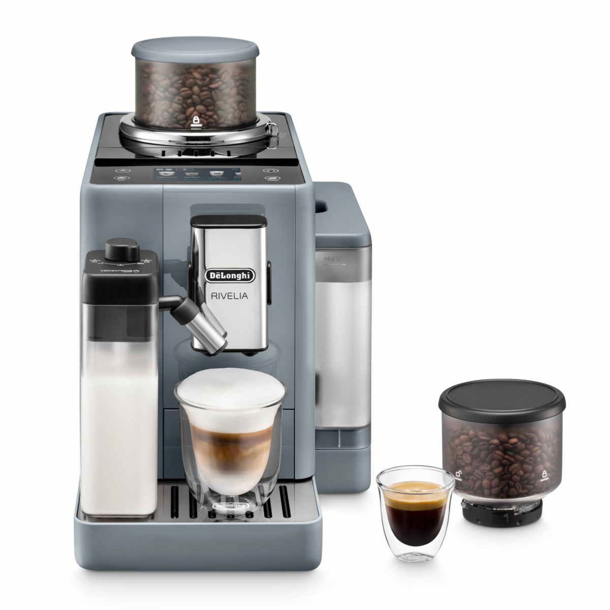 Máquina de Café Delonghi Automática Rivelia EXAM440.55.G Cinza