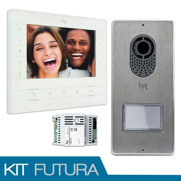 BPT Kit Vídeo Porteiro Futura 1 Monitor