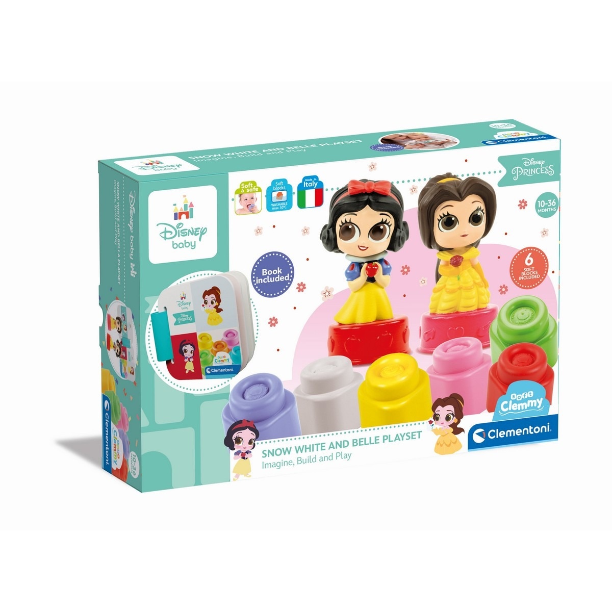 Clementoni Soft Clemmy Disney Princess Branca de Neve & Belle