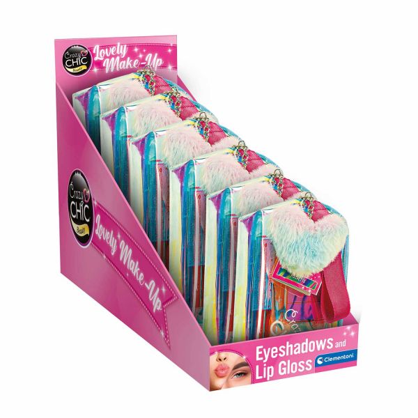 Clementoni Crazy Chic Bolsa de Maquilhagem Coração Rosa