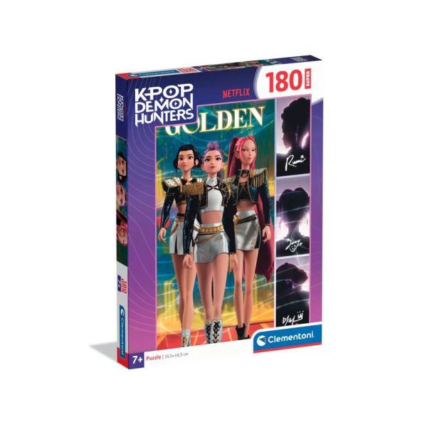 Clementoni Puzzle Super Kpop Demon Hunters: Golden 180 Peças