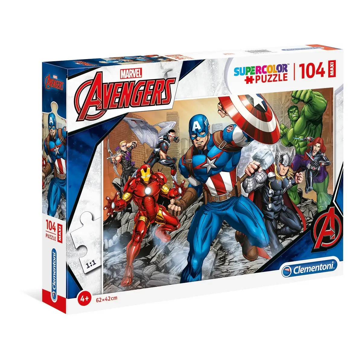 Puzzle Maxi 104 pçs - Avengers
