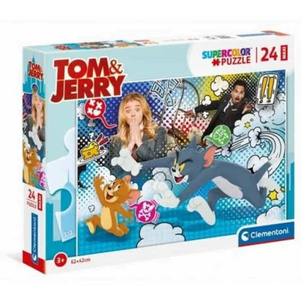 Clementoni Puzzle 24 Peças Maxi Tom And Jerry - 24212