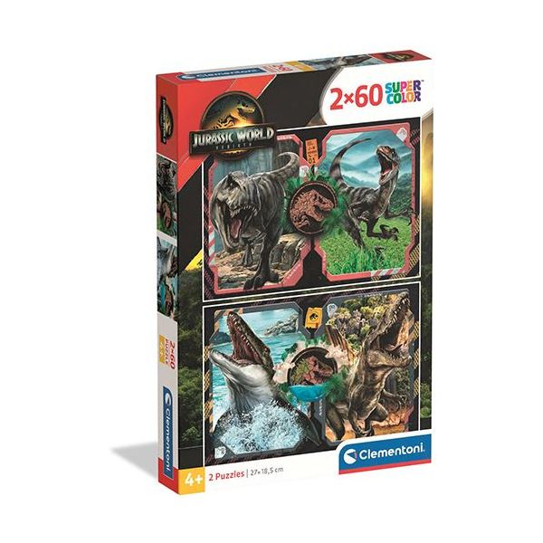 Clementoni Puzzle Jurassic World Rebirth 2 x 60 Peças