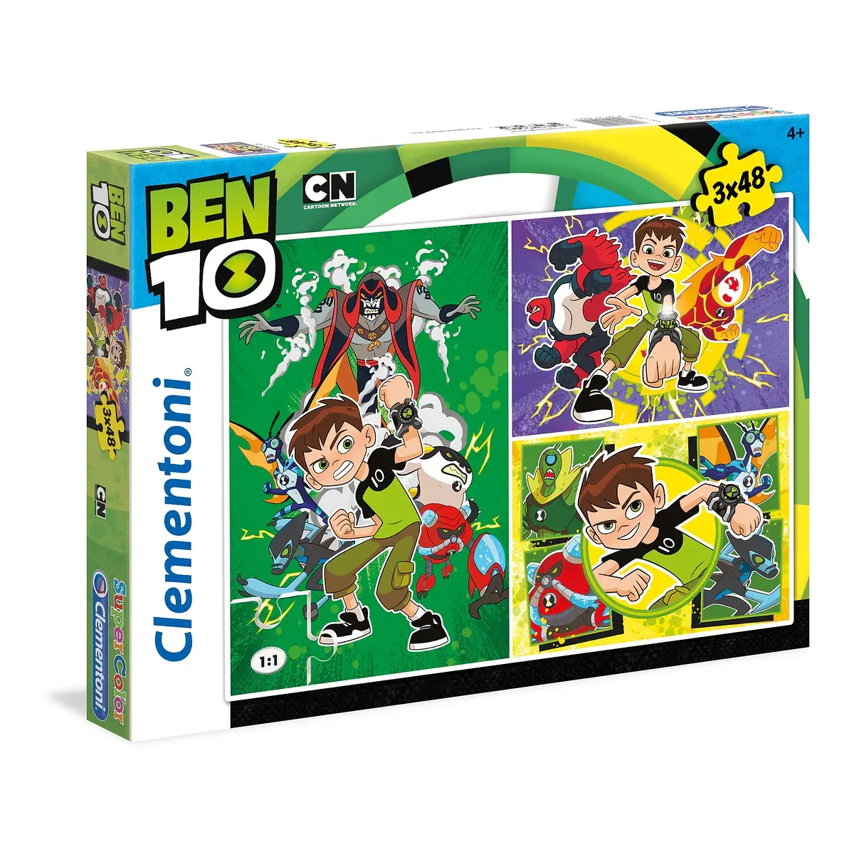 Puzzle 3 x 48 pçs - Ben 10