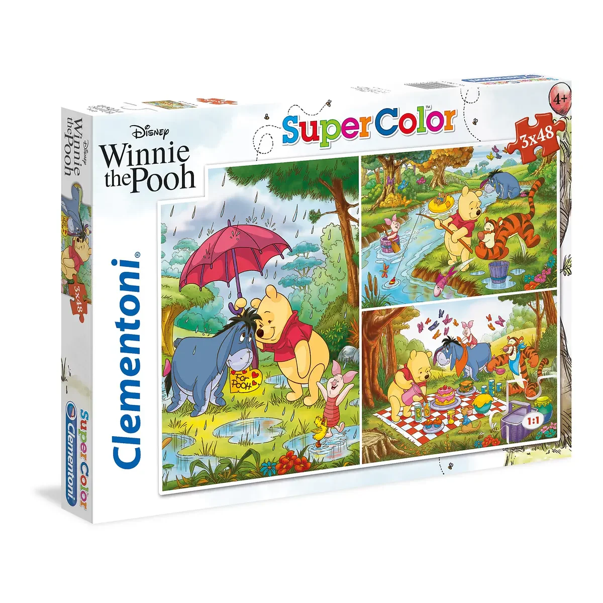 Puzzle 3x48 pçs - Winnie The Pooh