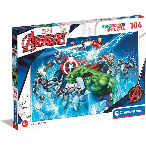 Clementoni Puzzle 104 Peças Avengers - 25744