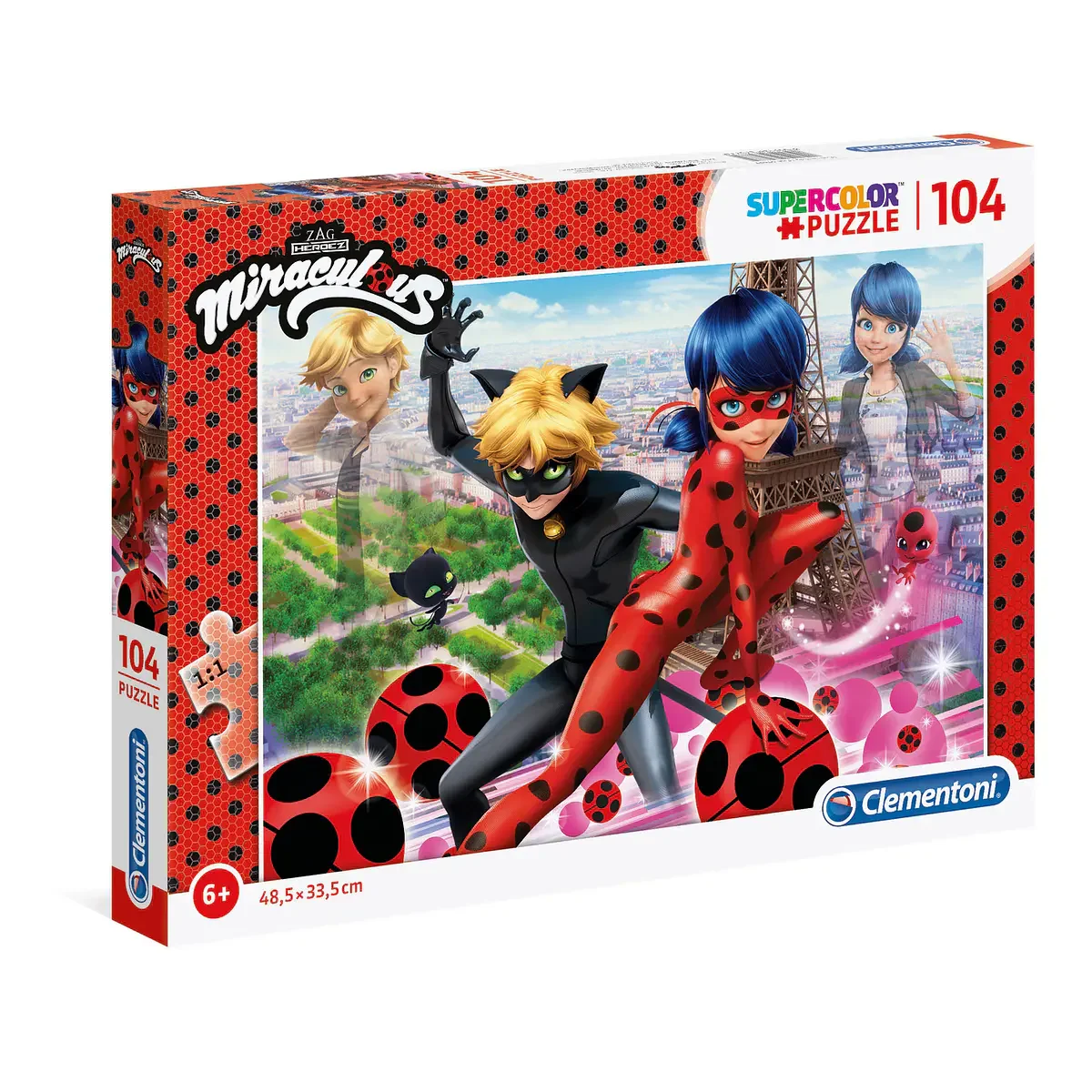 Puzzle 104 pçs - Ladybug