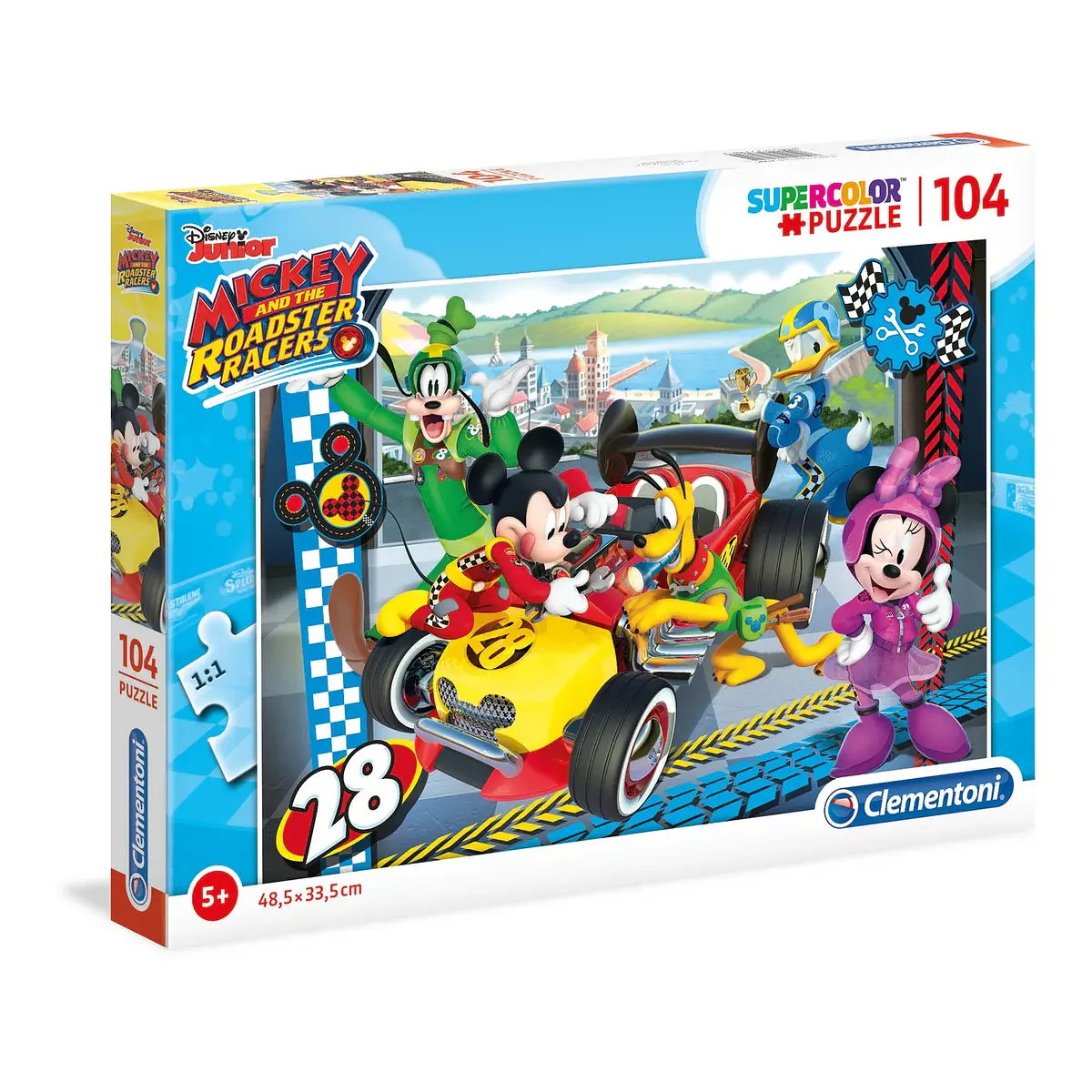 Puzzle 104 pçs - Mickey and The Roadster Racers