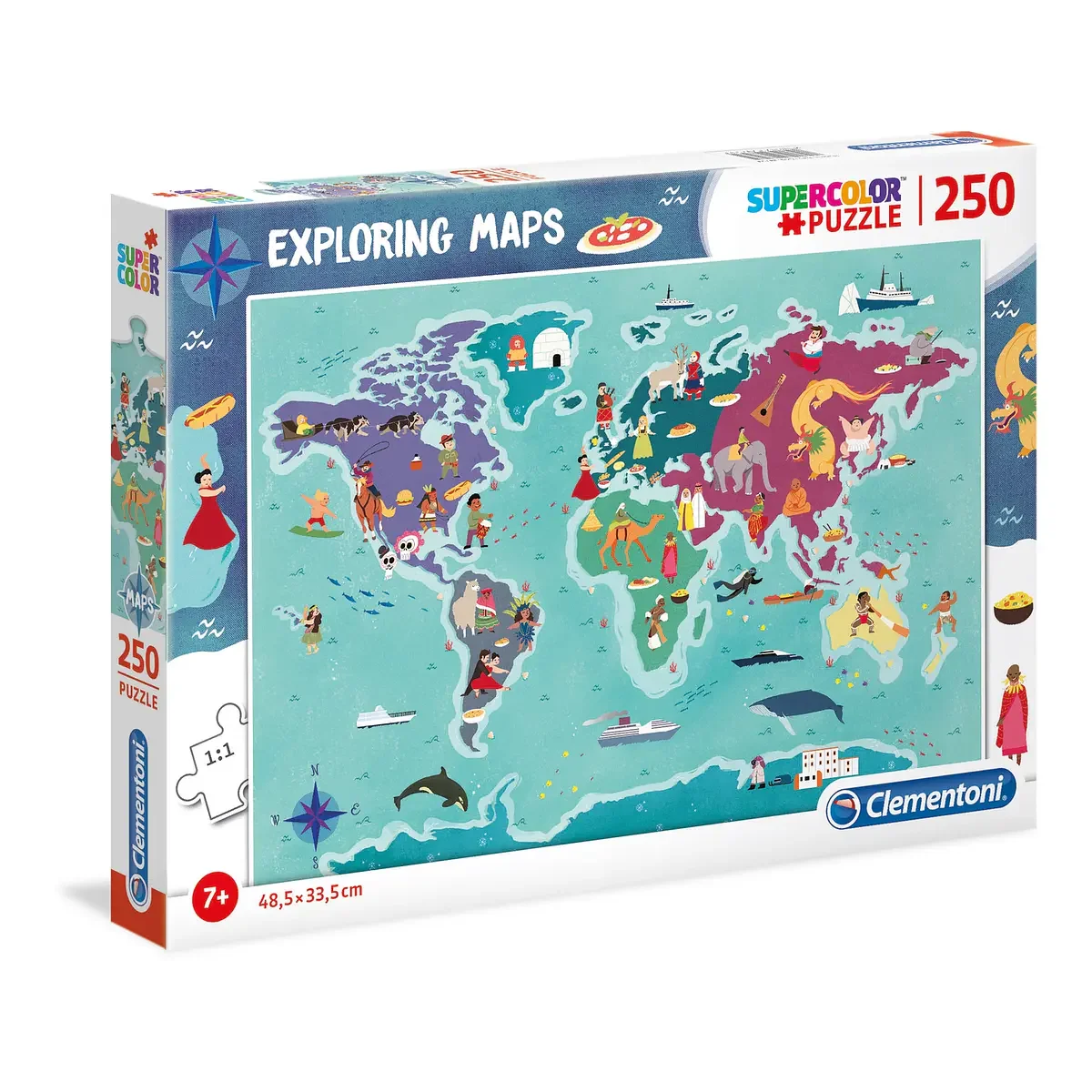 Puzzle 250 pçs - Customs & Traditions in the World