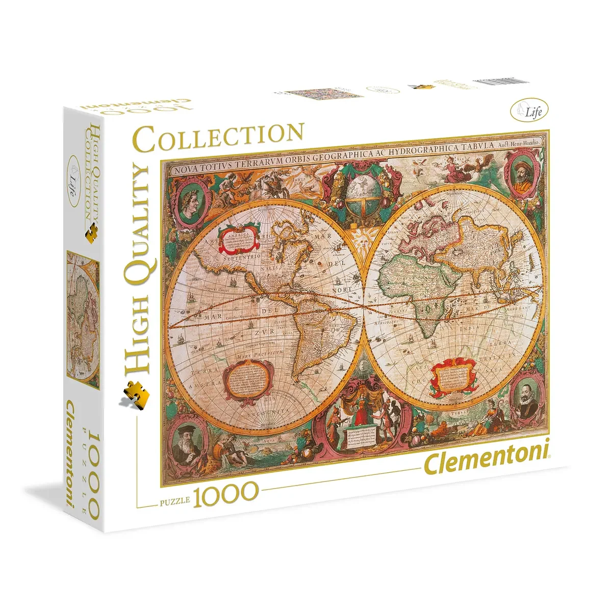 Puzzle 1000 pçs - Mapa Antigo