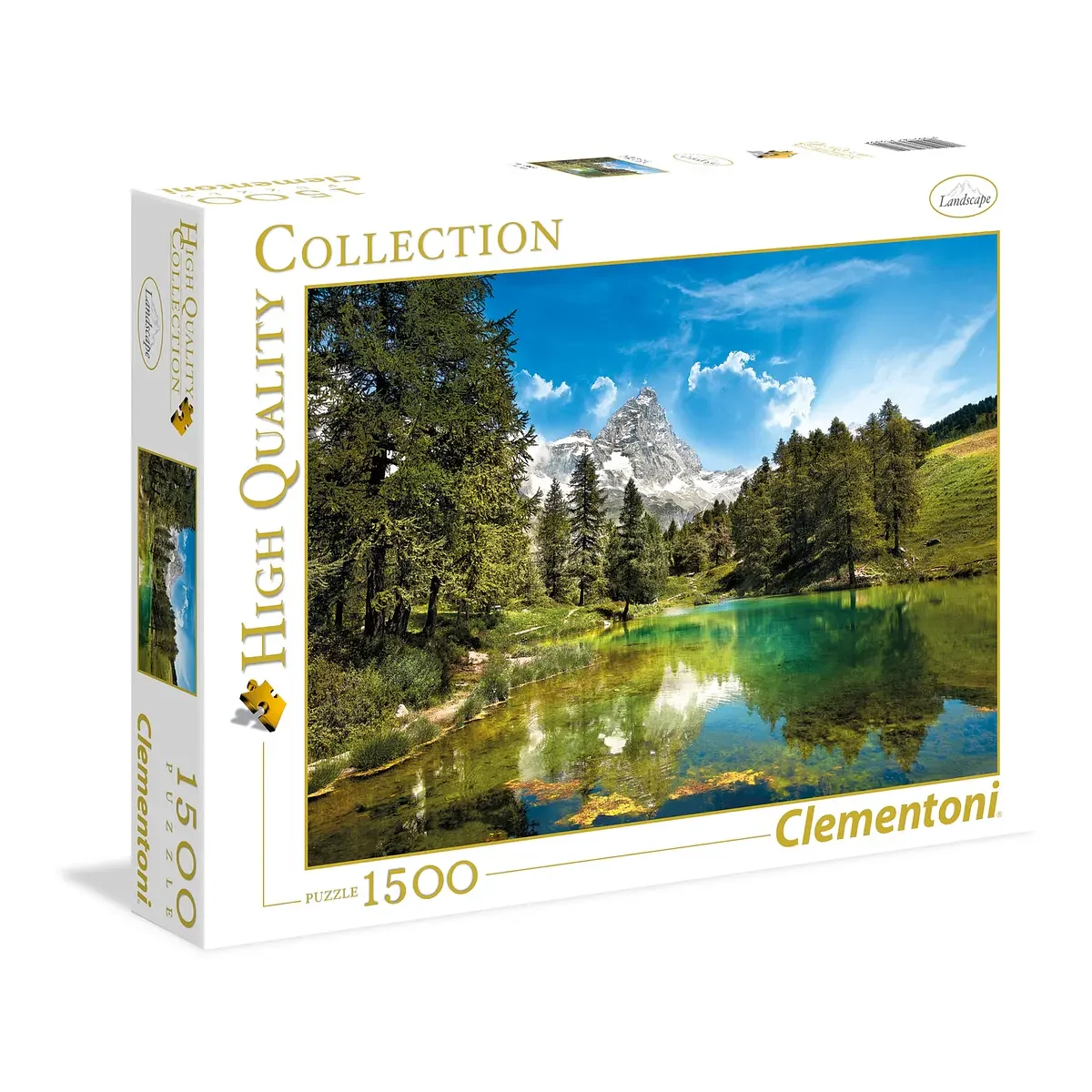 Puzzle 1500 pçs - Lago Azul