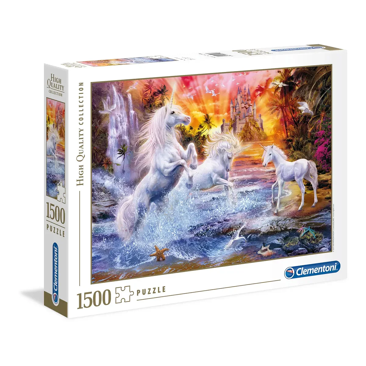 Puzzle 1500 pçs - Wild Unicorns