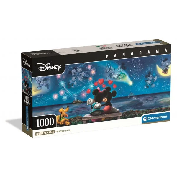 Clementoni Puzzle Mickey e Minnie Panorama 1000 Peças - S71014793