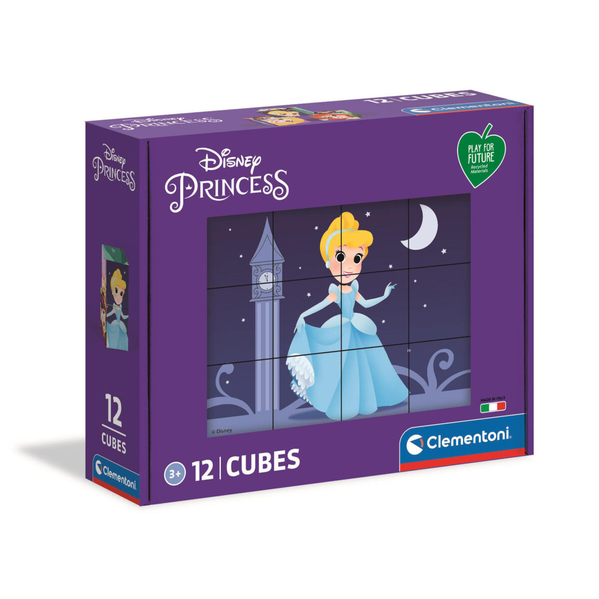 Puzzle 12 Cubos - Disney Princess Clementoni