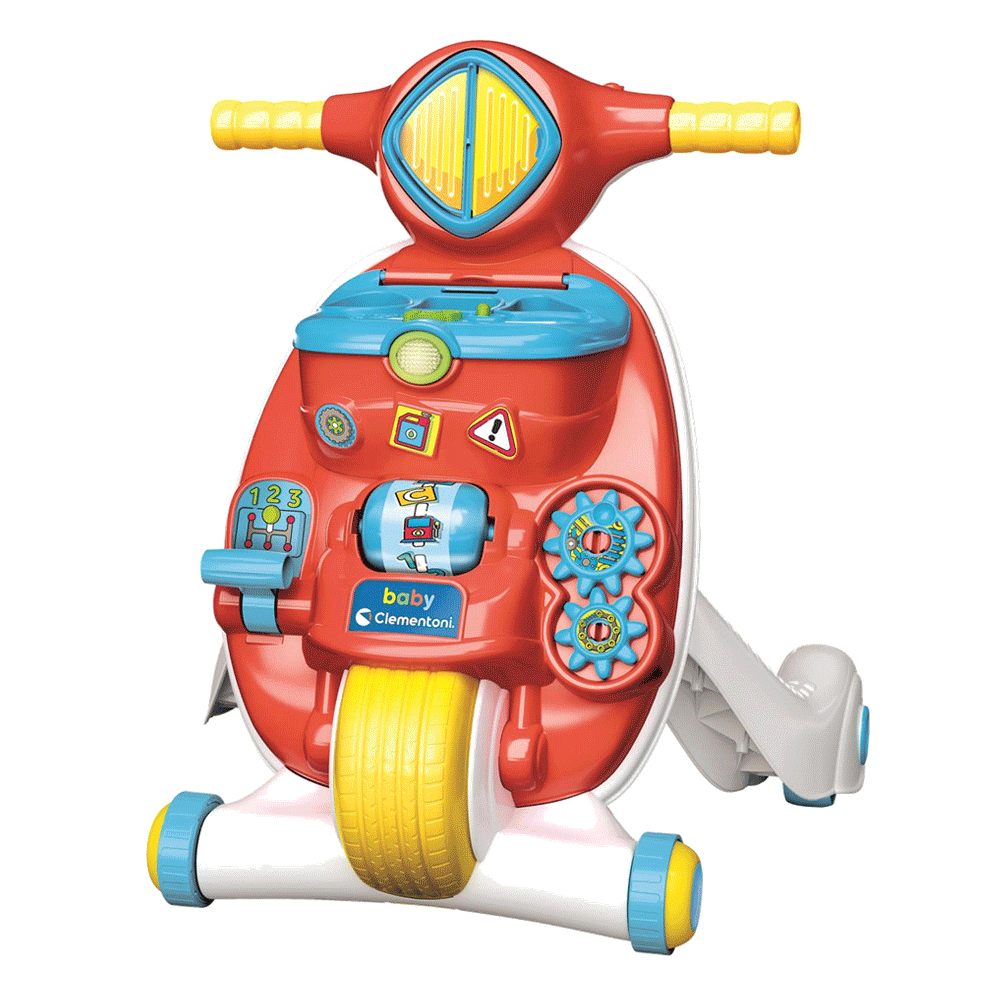 Clementoni Baby Alex, Scooter Interativa 2 em 1